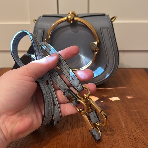 Chloe Nile Bag | Bracelet Bag | Light Blue - Picture 12 of 12